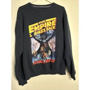 STAR WARS THE EMPIRE STRIKES BACK SWEATER BLACK MEDIUM DARTH VADER